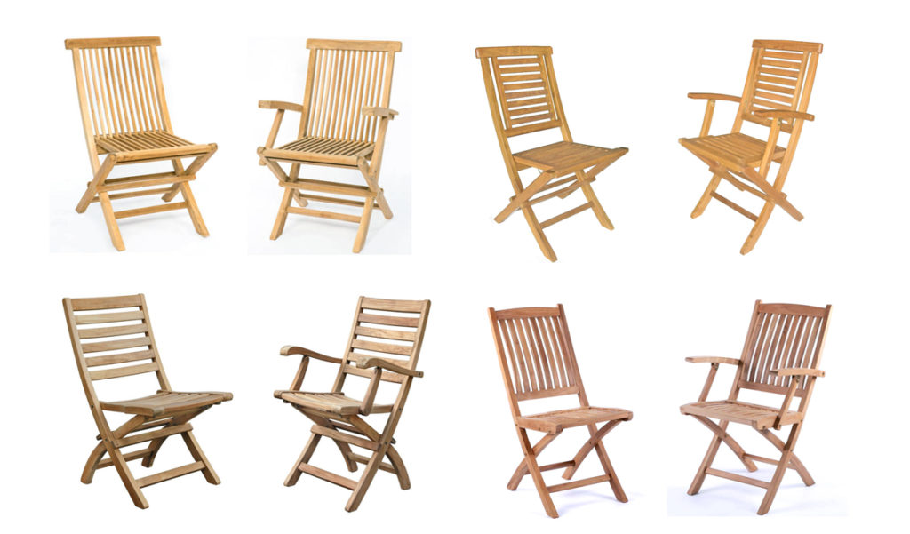 teak garden folding chairs