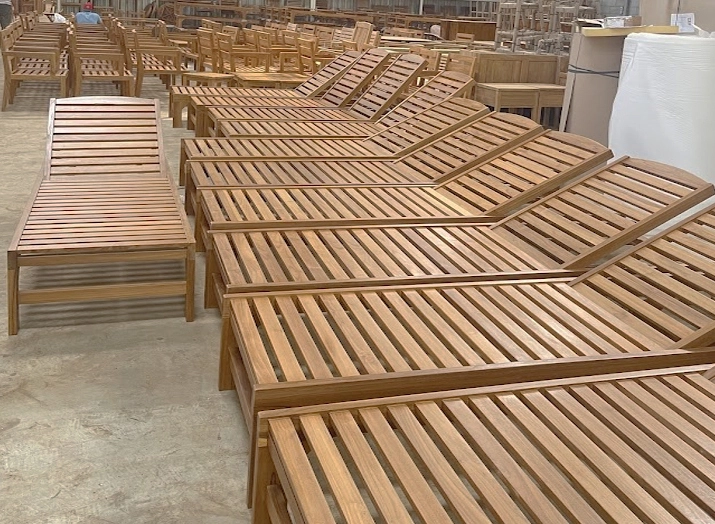 Wholesale and project-based production teak furniture