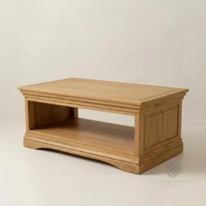 Ayla Teak Coffee Table handcrafted by Jepara furniture manufacturer Indonesia for residential and hospitality interiors