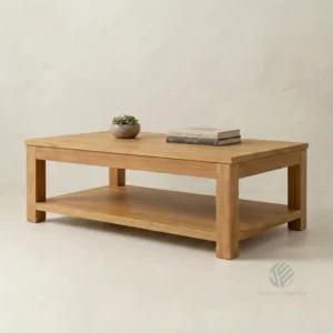 Cove Teak Coffee Table handcrafted by Jepara furniture manufacturer Indonesia for residential and hospitality interiors