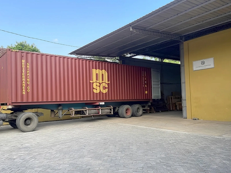 Teak furniture production for importers and wholesale container orders
