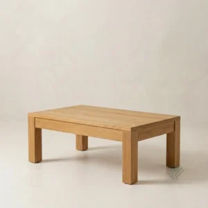 Mari Teak Coffee Table handcrafted by Jepara furniture manufacturer Indonesia for residential and hospitality interiors