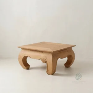 opium Teak Coffee Table 50 handcrafted by Jepara furniture manufacturer Indonesia for residential and hospitality interiors