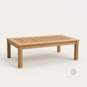 Verona teak coffee table made from solid Indonesian teak for outdoor garden furniture